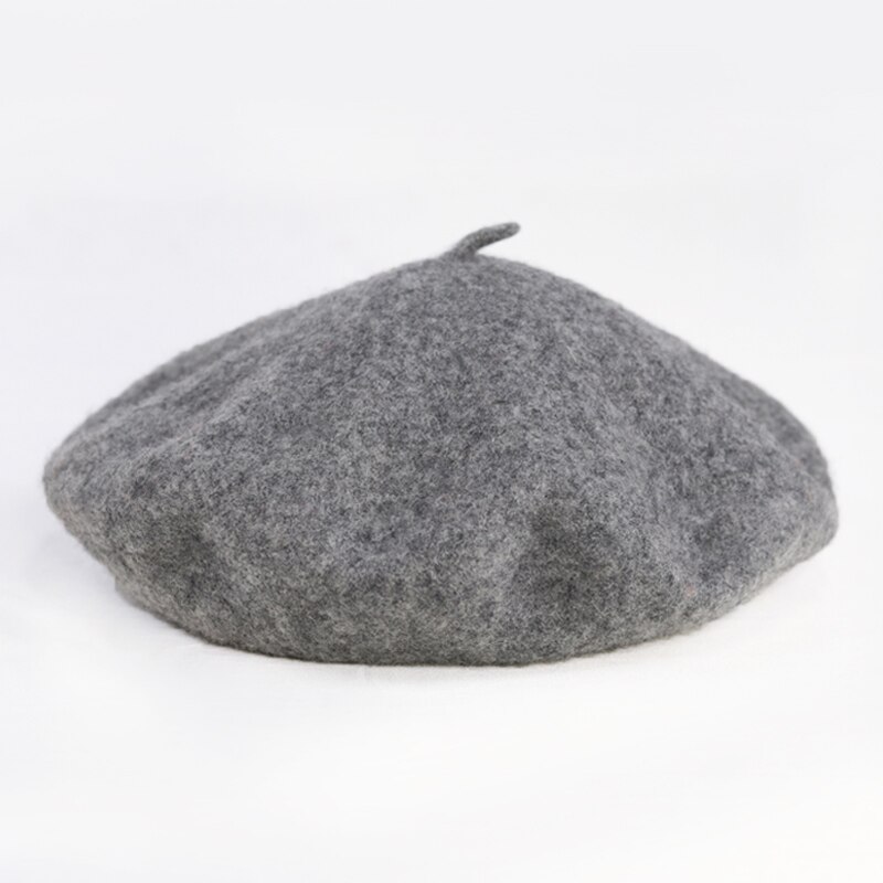Szara tablica świetlna Beret dorywczo dopasowana czapka malarza gwiazda tego samego stylu kapelusz dyni jesienno-zimowa nowość: medium hemp grey