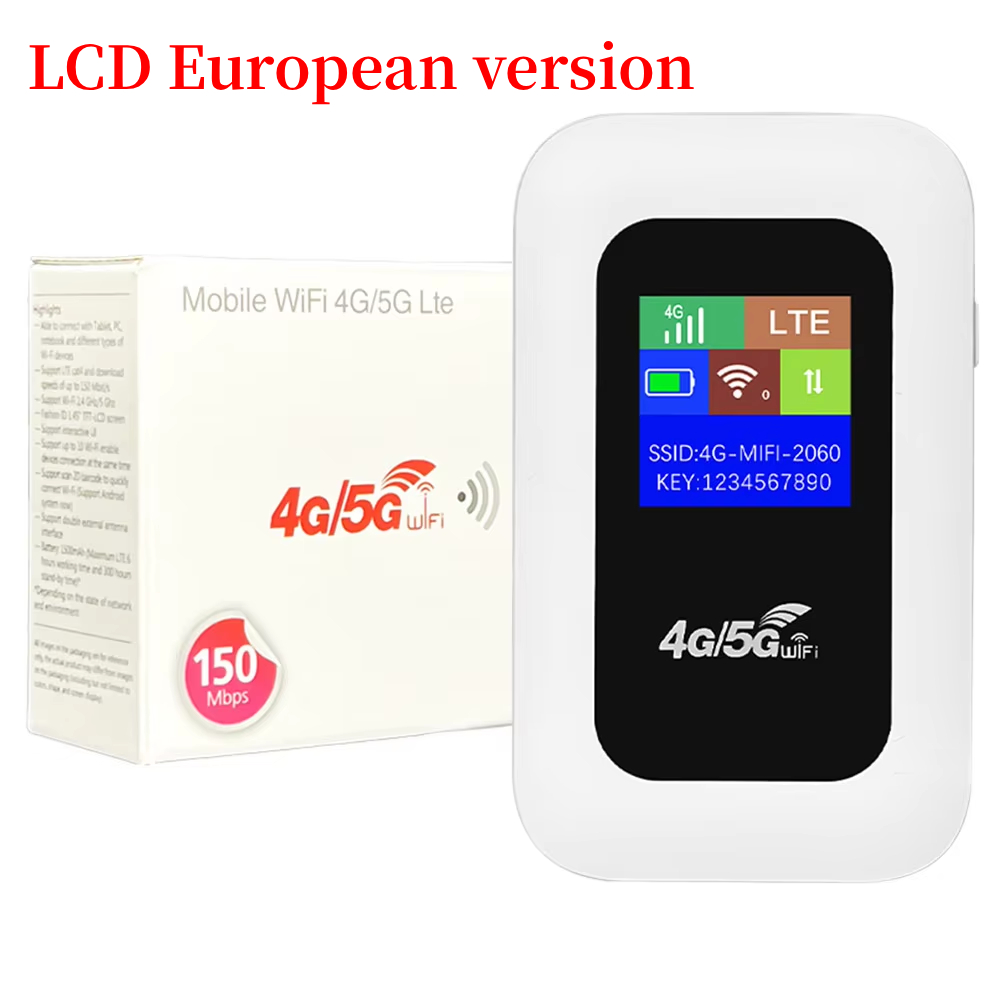 Mobilny router WIFI 4G/5G 150Mbps 4G LTE Router bezprzewodowy 3000mA Przenośny kieszonkowy modem MiFi Mobilny hotspot Wi-Fi z gniazdem karty SIM: green