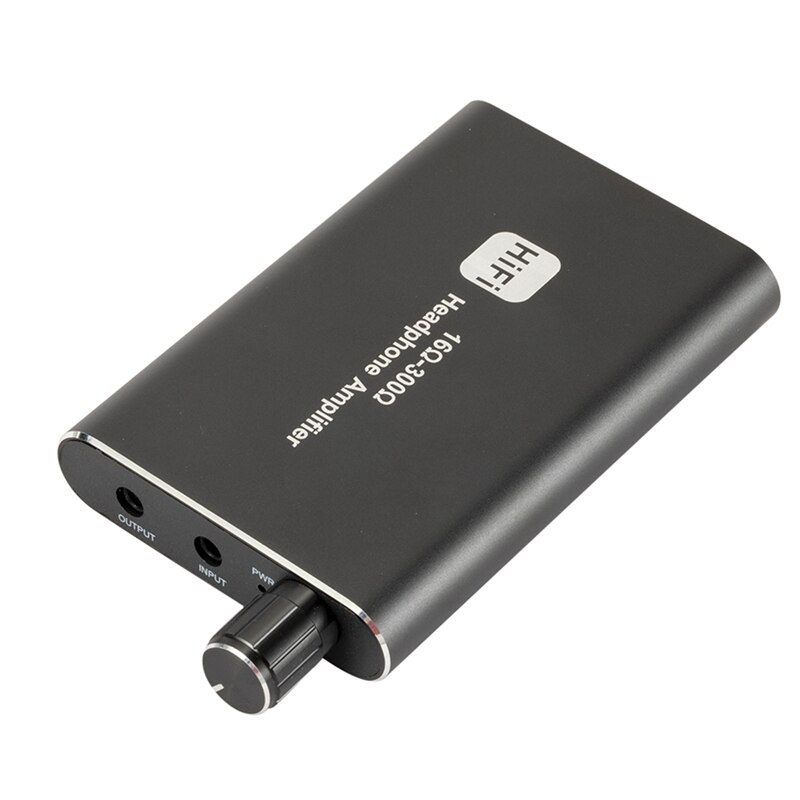 Draagbare 3.5mm aux 16-300 ohm hifi hoofdtelefoonversterker audio-ontvanger muziekspeler oortelefoonversterker