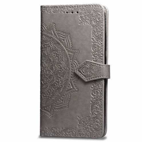 De Lujo Flor de Datura de la PU billetera de cuero funda de teléfono para ZTE hoja A610 A610C un 610 de los casos de la cubierta del tirón para ZTE A610 Fundas Capa: Gray