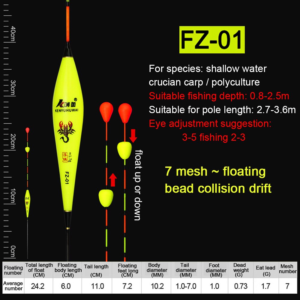 50 pz/lotto galleggianti bobber pesca fluorescente Drift Ball pesca galleggiante schiuma galleggianti palle accessori per la pesca  18
