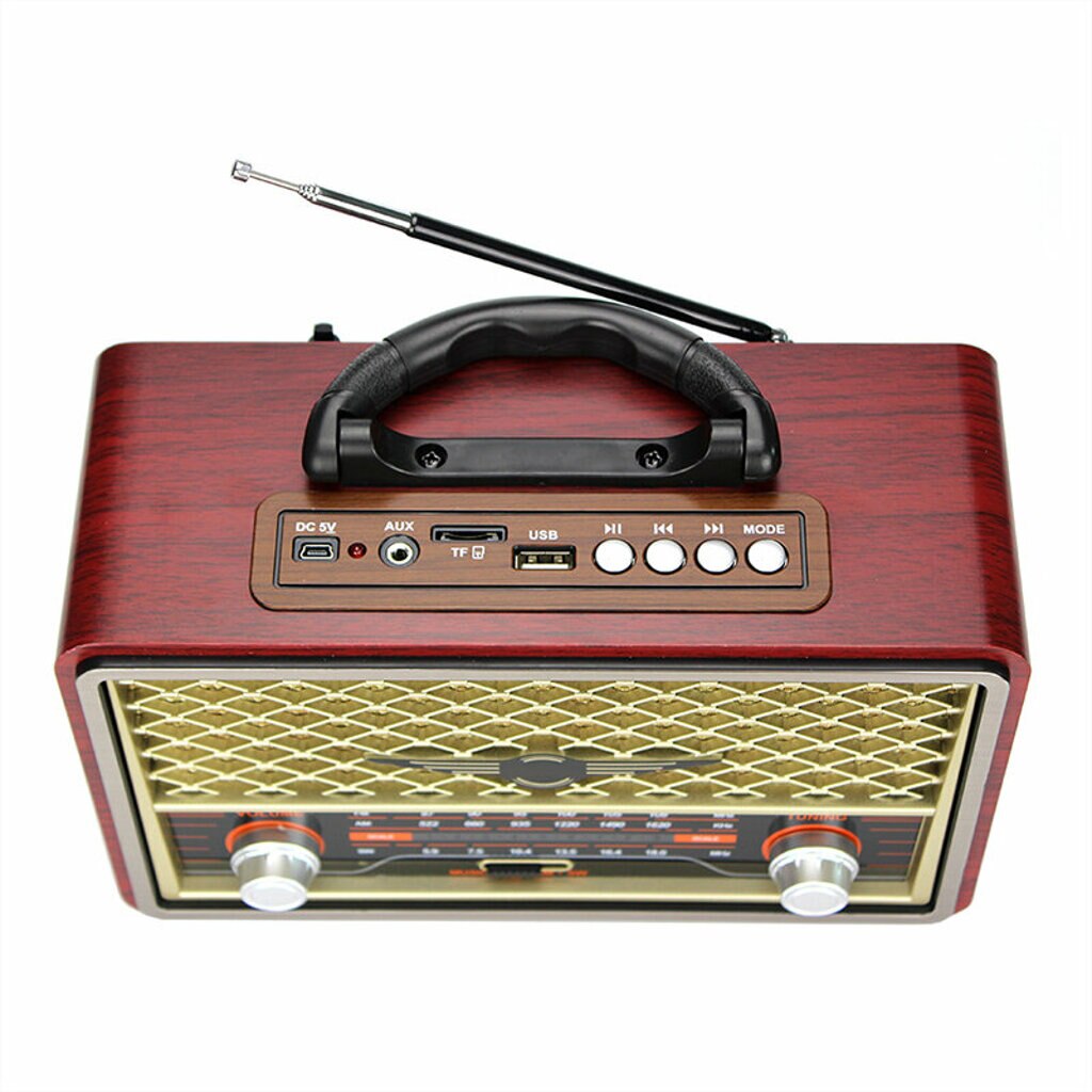 Retro Nostalgischen Radio Bluetooth Lautsprecher USB TF AUX Meier M156BT