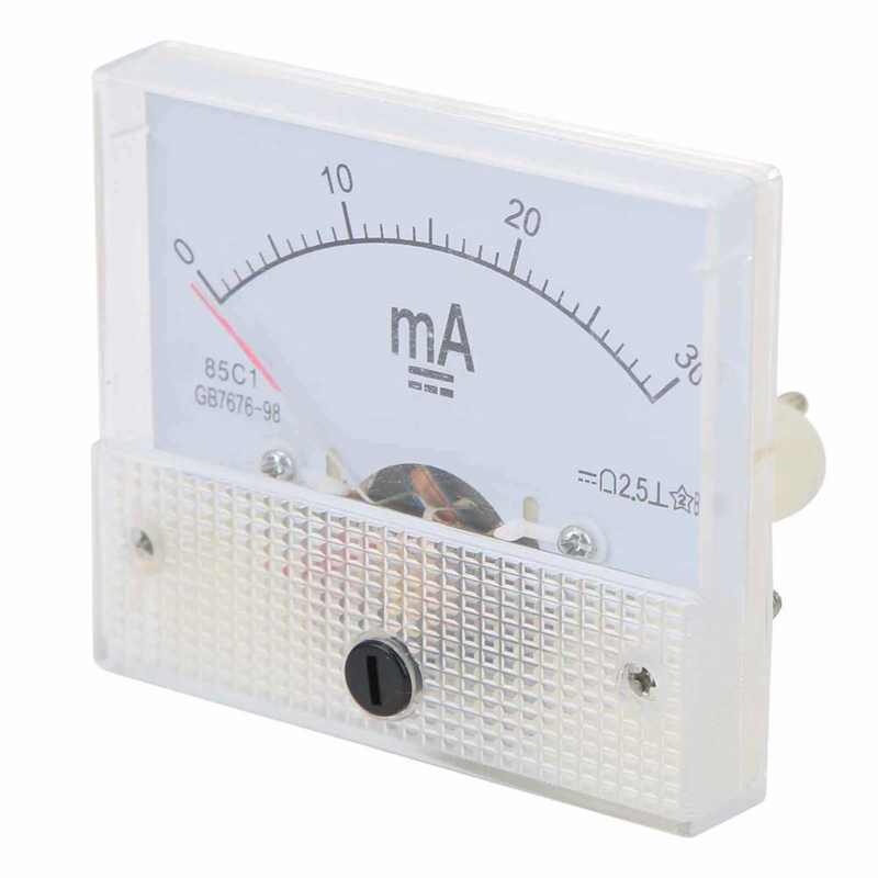 current meter 85C1 DC 0-30MA Pointer DC Ammeter Head Ampere Meter Current Measuring Instrument Ampermeter