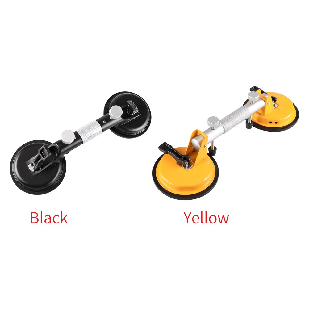 Glass Lifter Puller For Moving Gripper Hand Tools Suction Cup Home Tiles Mirror Double Handle Heavy Duty Dent