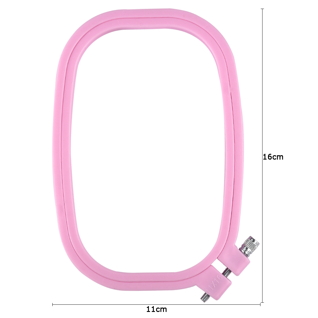 Obręcz robić haftowania z tworzywa ABS, prostokątna, kwadratowa, ramka robić haftowania, obręcz robić haftowania krzyżykowego, akcesoria robić szycia i rękodzieła.: zielone światło