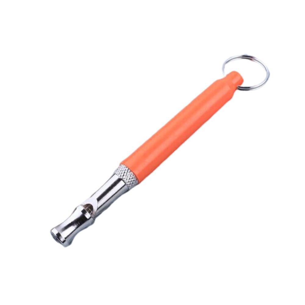Dog Whistle Training Pet High Frequency Supersonic Whistle Stop Barking Control Dog Training Deterrent Whistle Puppy Adjustable: With rope / Orange