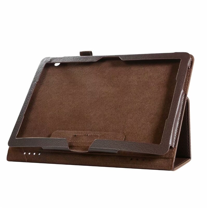 Litchi pu læderetui til huawei mediapad  t5 10 cover til huawei media pad ags 2-w09 ags 2-l09 ags 2-l03 ags 2-w19 10.1 tommer cover