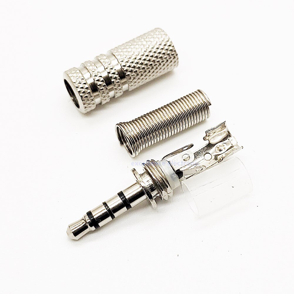 2pcs/lot 3.5mm Replacement 3.5 Male Repair Headphones Audio Jack Plug Connector Soldering for Most Earphone Jac