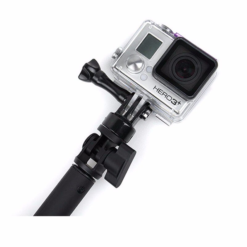 palo selfie monópodo de mano impermeable de 39 pulgadas para Gopro 5 3 +/3 4 sesión con Clip remoto Wifi