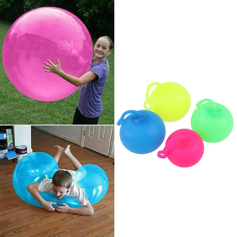 4 Color Children Outdoor Soft Air Water Filled Bubble Ball Blow Up Balloon Toy Party Decor Accessory