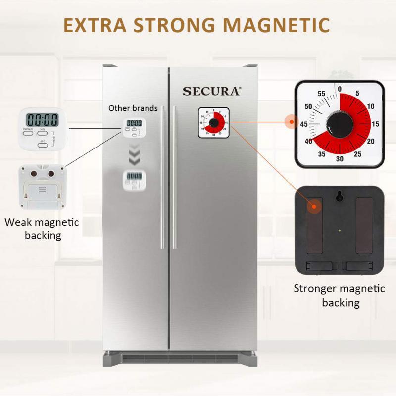 Kitchen Tools Kitchen Timers Kitchen Oven Mechanical Timers 60 Minutes Kitchen Timers Magnetic Visual Time Counter Timer