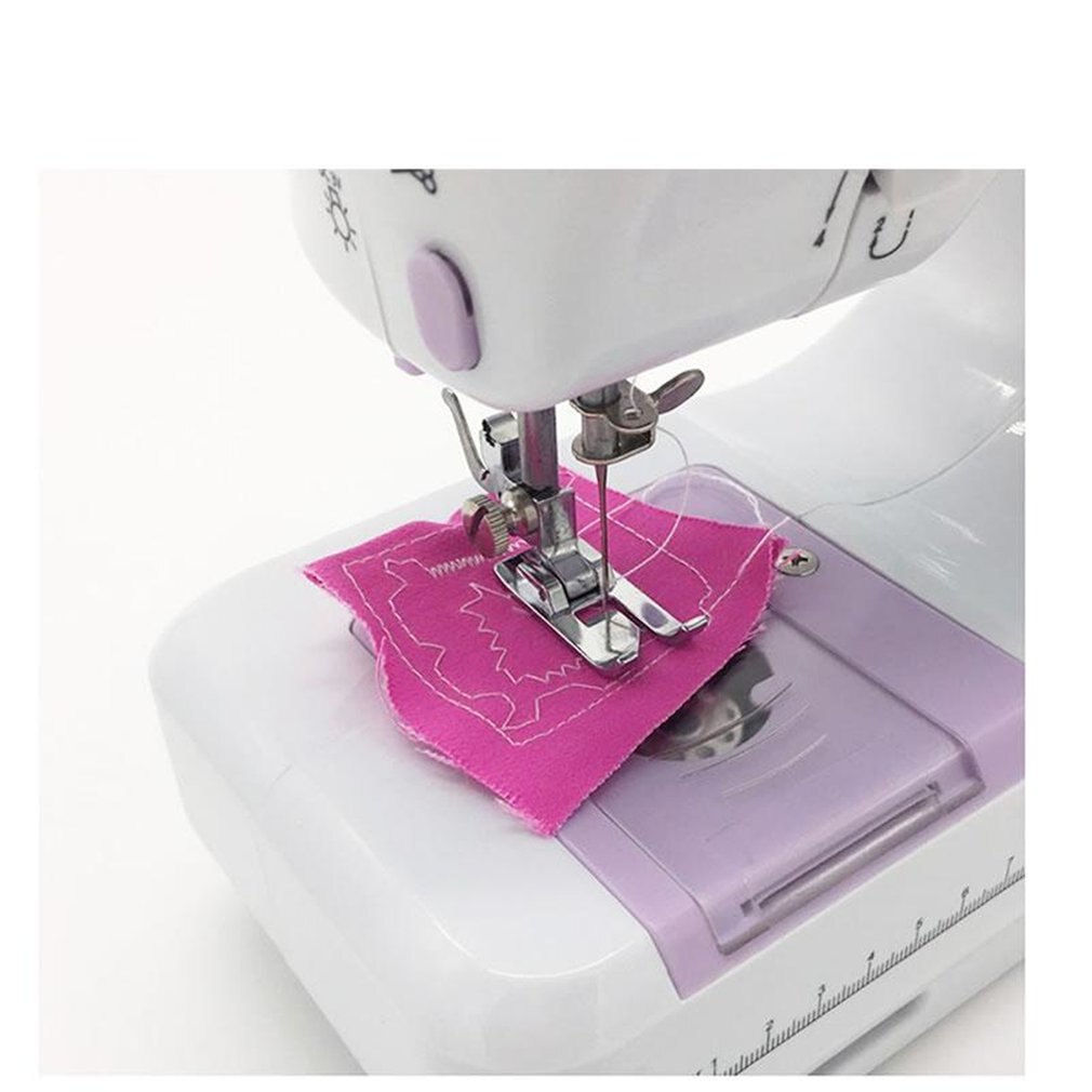 Household Electric Sewing Machine 12-Pin Electric Mini Portable Two-Wire Two-Speed DC Electric Pedal Sewing Machine