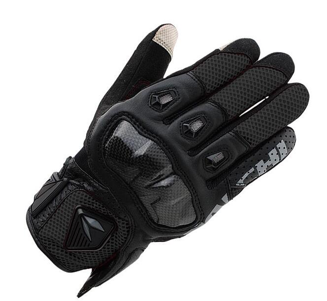 Freies RS-TAICHI RST411 5 farbe motorrad handschuhe Sommer Gittergewebe handschuhe größe: s M L XL XXL: Schwarz / M