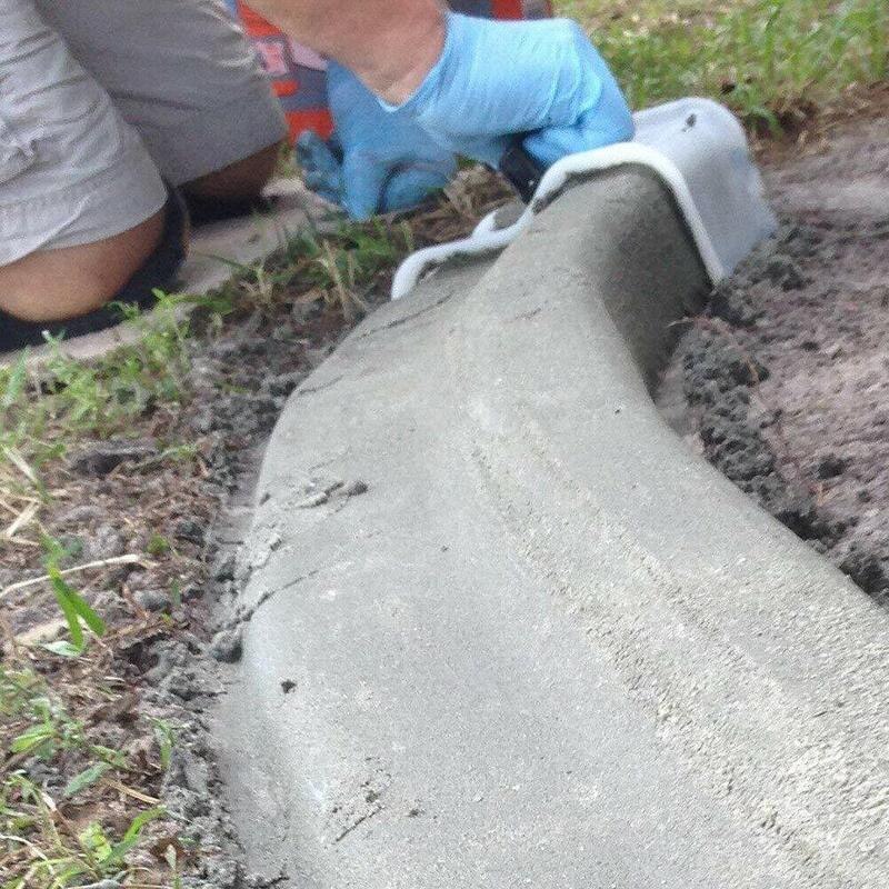 Garden Construction Tile Flooring Concrete Trowel DIY Edger Handle Plastering Grout With Shape Landscape Curb Tool Skimming W4F8