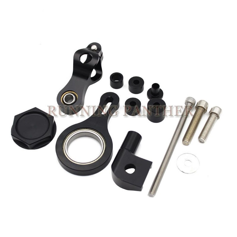 Zilver Voor YAMAHA YZF R6 2006/R1 Motorfietsen Verstelbare Steering Stabiliseren Damper Bracket Mount ondersteuning Kit