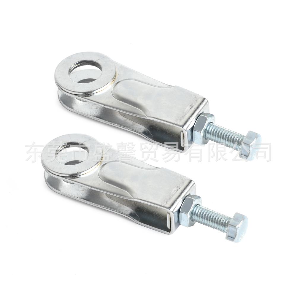 1Pair 15mm Axle Puller Tensioner Wheel Chain Adjuster Pair for Yamaha YBR 125 Accessories