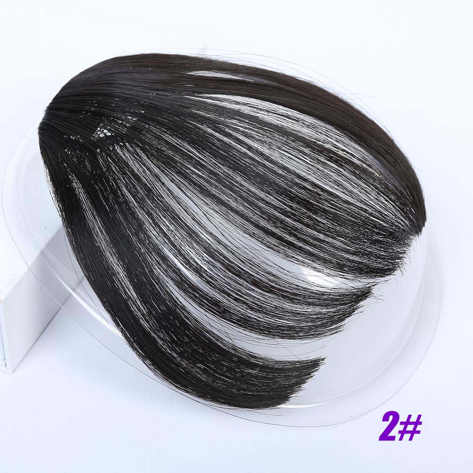 DIFEI powietrze grzywka kobieta syntetyczna 3 kolory wysoka temperatura włókna peruka grzywka kobiety grzywka: #2