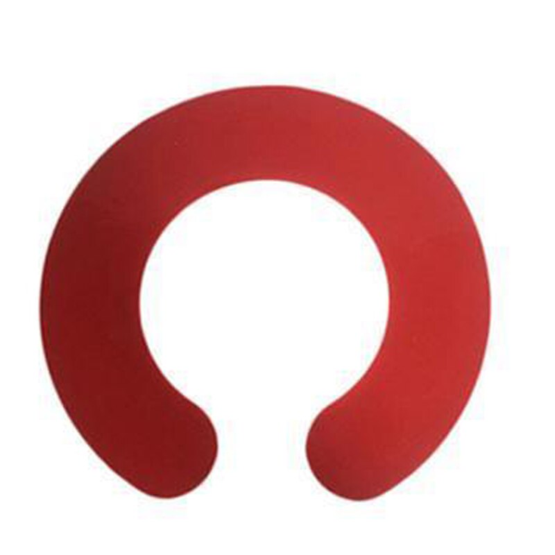 Stylist Snijden Kraag Siliconen Haar Verven Sjaal Waterdichte Hals Cape Wrap Cover Kapper Kappers Haarkleuring Accessoires kappers benodigdheden kappers cape kappers spullen kapmantel kapper kapers benodigheden mantel: Red