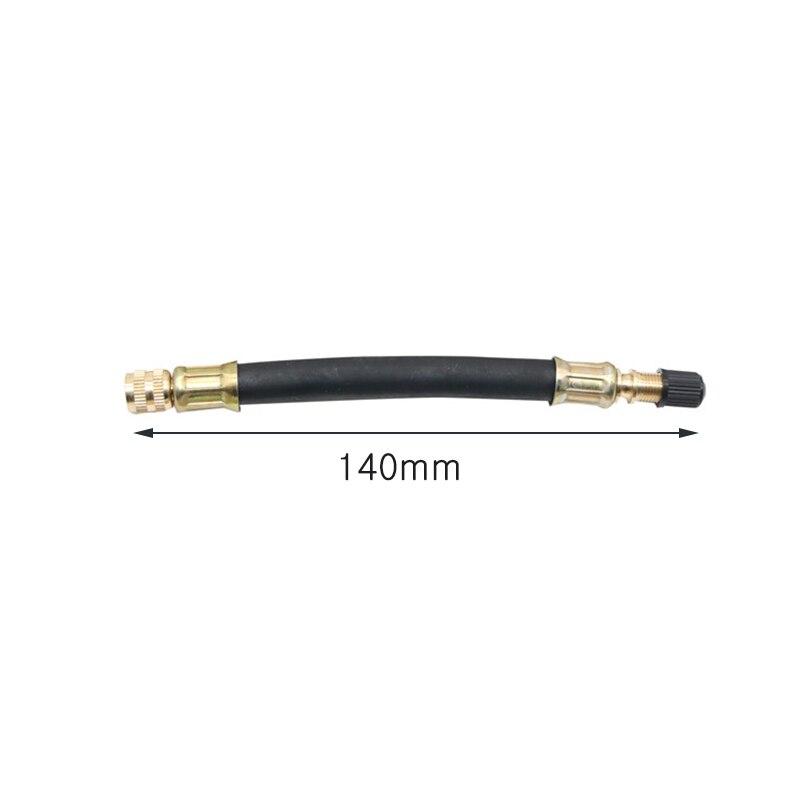 Vário trançado flexível mangueira de pneu válvula de borracha inflável mangueira fio de aço rodas carro pneu válvula hastes extensões tubo adaptador: 140mm