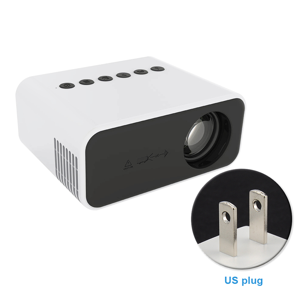 With LED Light Android Video Player Television Mini Projector WIFI Support Mobile Phone ABS Portable Audio AV USB Home Media