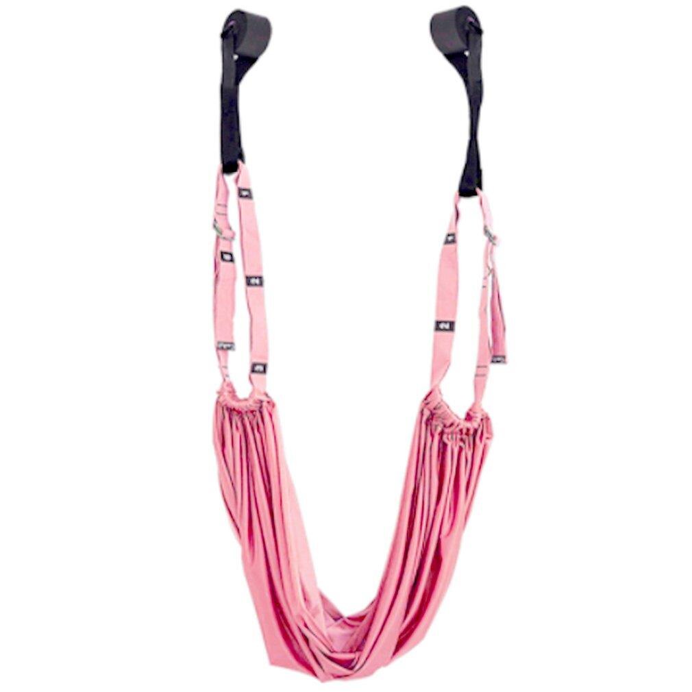 1pc- teiliges zugseil-hängematten-schwingtür-flexibilitäts-dehnband für beine, geeignet für ballett- und gymnastiktrainer: Rosa