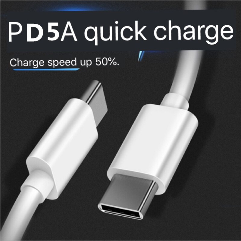 Pd 5A 30W Usb C Naar Usb Type-C Kabel QC4.0 3.0 Snel Opladen Data Kabel Voor Macbook samsung S9 Plus Usb C Kabel Voor Huawei Xiaomi