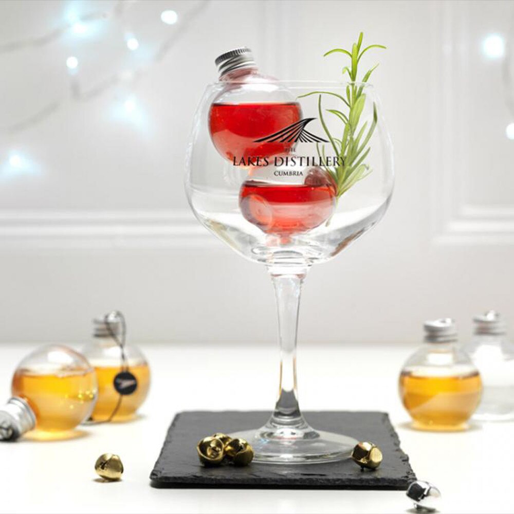 1/6 Pack ampoule créative décoration de noël boule bouteille d'eau 1PC 50ml alcool rempli arbre de noël ornements lait jus ampoules