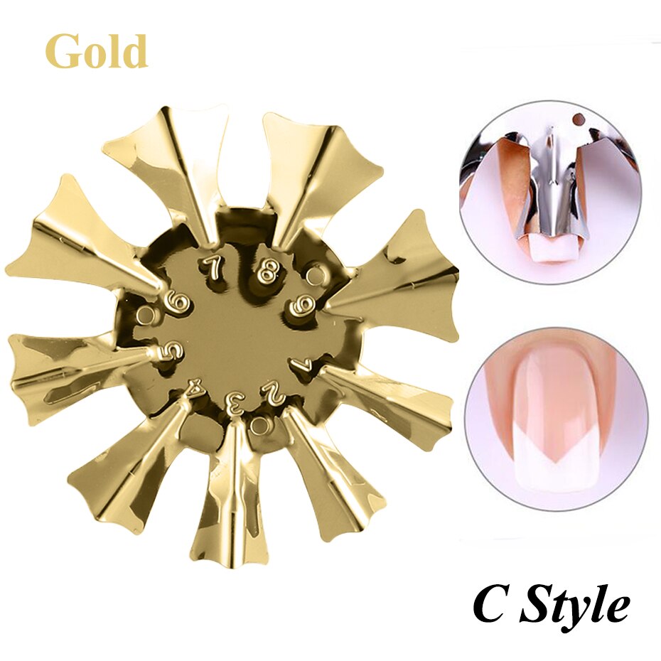 Facile français sourire Cutter ligne Nail Art bord métal tondeuses pochoir ongles formes Clipper manucure modèle outils accessoires TR1834