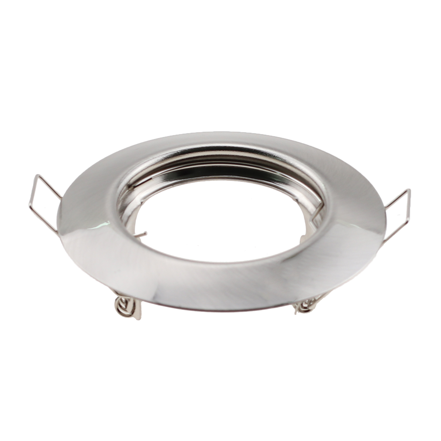 10 stk. rund metal indbygget led-loftarmatur downlightramme  mr16 gu10 armaturhusarmatur til spotlight