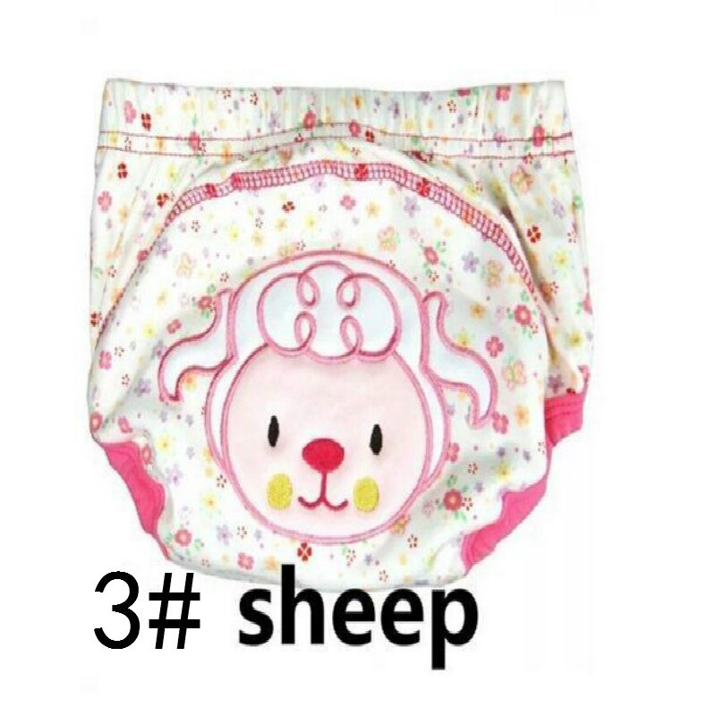 5Pcs Girls Training Pants Cotton Reusable Baby Diapers Waterproof Cloth Nappies Washable Learning Pants 10-14KG