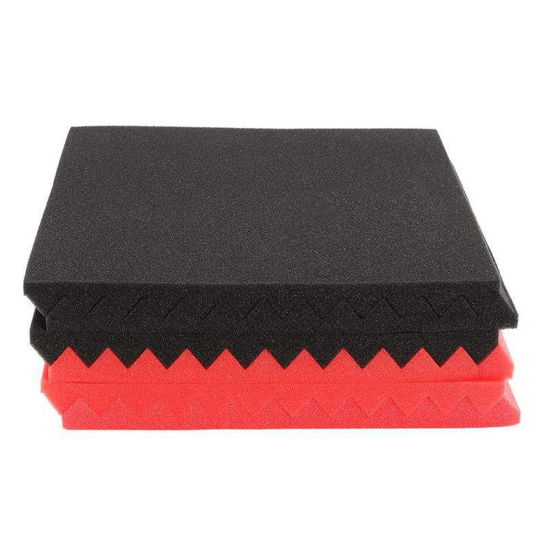 6Pcs Geluidsisolatie Foam Geluid Absorberende Ruis Spons Schuimende Voor Ktv