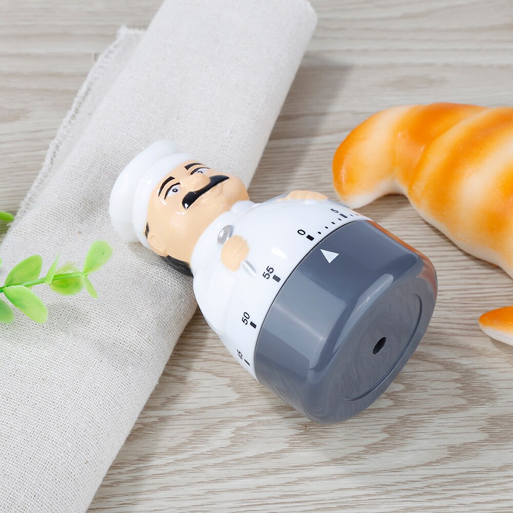 Kookwekker Chef Timer Mechanische Timer Huishouden Countdown Timer Mechanische Keuken Herinnering Koken Klok Leuke Timer