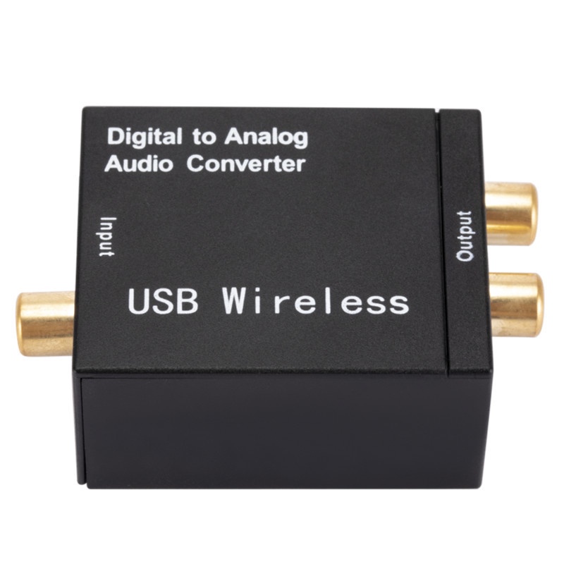 Digitaal Naar Analoog Audio Converter Ondersteuning Bluetooth Optische Vezel Toslink Coaxiaal Signaal Naar Rca R/L Audio Decoder Spdif Dac