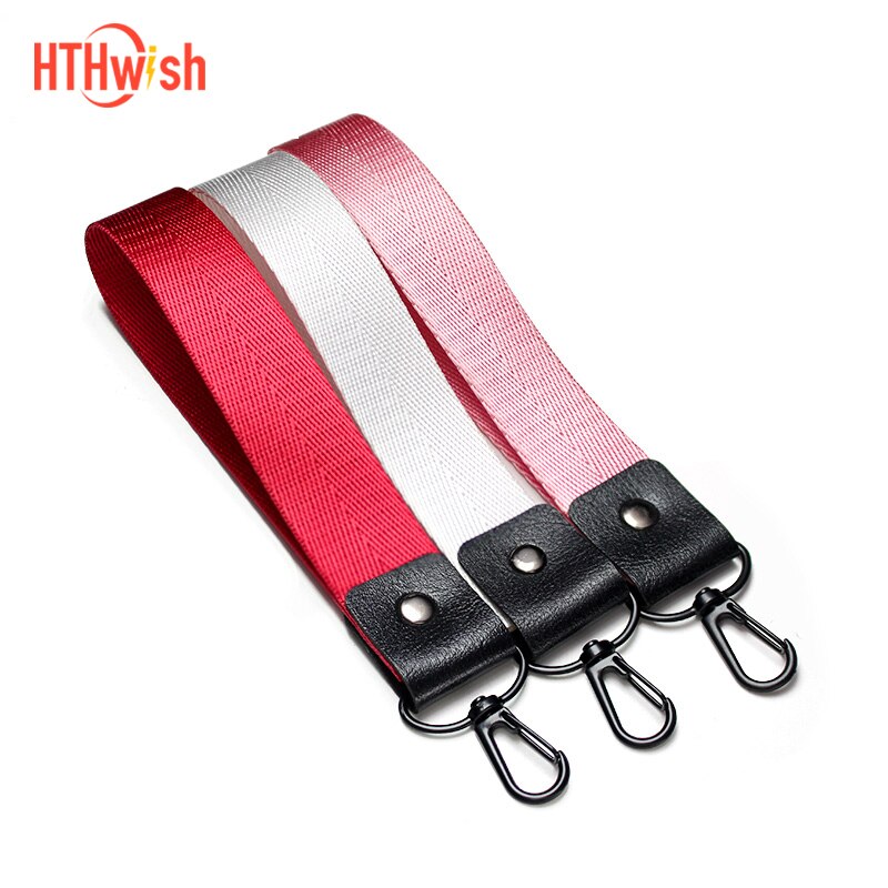 8 Kleuren Lanyard Voor Sleutels Id Kaart Mobiele Telefoon Usb Stick Slijtvaste Polyester Mode Korte Telefoon Strap Touw universele