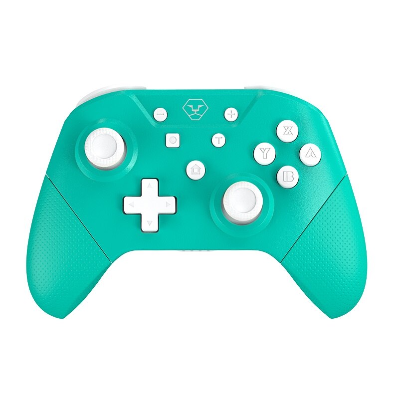 Draadloze Bluetooth Pro Gamepad Voor N-Schakelaar Ns-Switch Console Draadloze Gamepad Video Game Usb Joystick Schakelaar Pro controller: white green