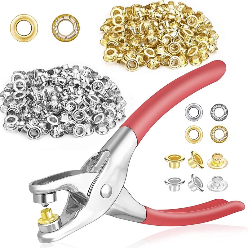 50pcs Grommets 1 Inch  25mm  Washers And Grommets Kit For Grommet Tool Banner Posters Metal Grommets Eyelets Bead Cores Clothes Leather Canvas Diy Craft Projec