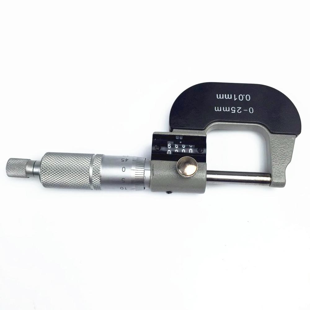 0-1 " /0.001 " 0-25/25-50/50-75/75-100 0.01mm tums metrisk mikrometer med motkalibrering mikrometer tjockleksmätare