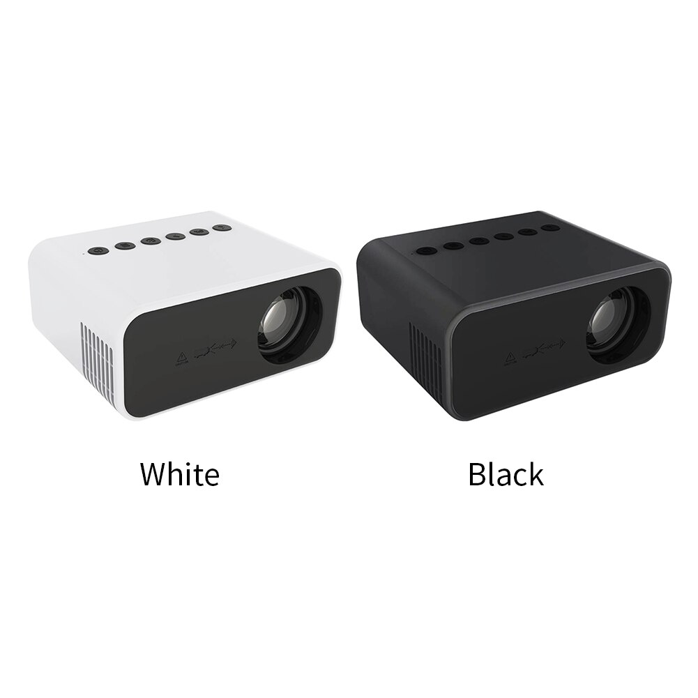 With LED Light Android Video Player Television Mini Projector WIFI Support Mobile Phone ABS Portable Audio AV USB Home Media