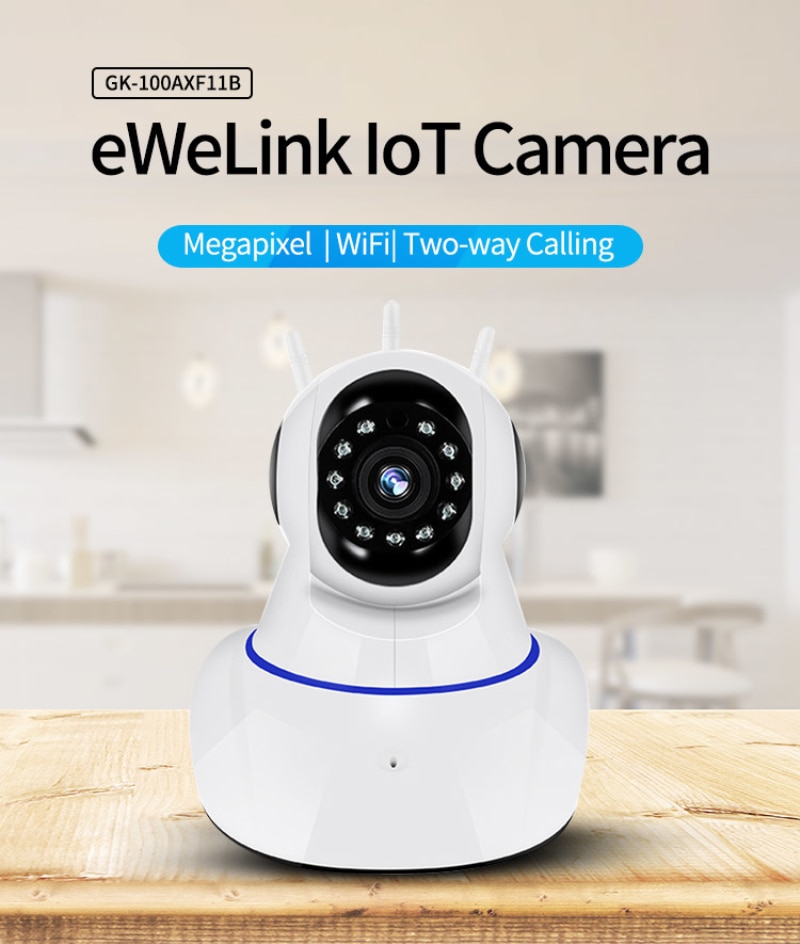 EWeLink APP Smart Camera IOT HD Macchina Fotografica Reomotely di Visione 720P Un Milione Di Pixel Smart Camera