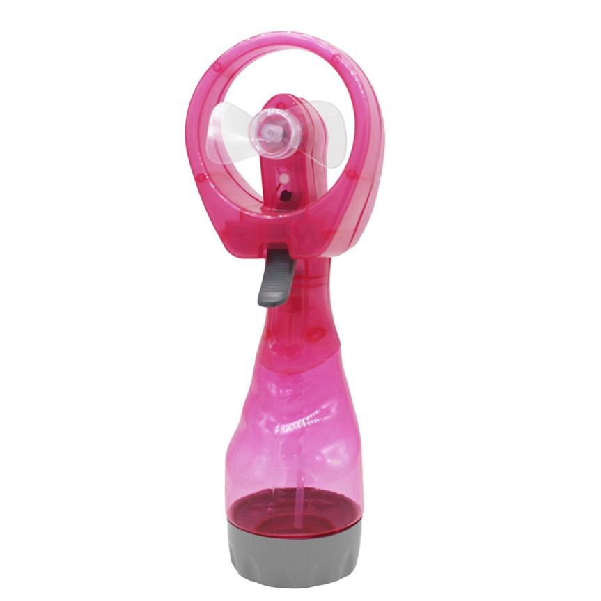 Ventilateur de pulvérisation d'eau fraîche Portable | Portable, tenue à la main, refroidissement de l'eau fraîche, brouillard de brouillard, directe: Rose