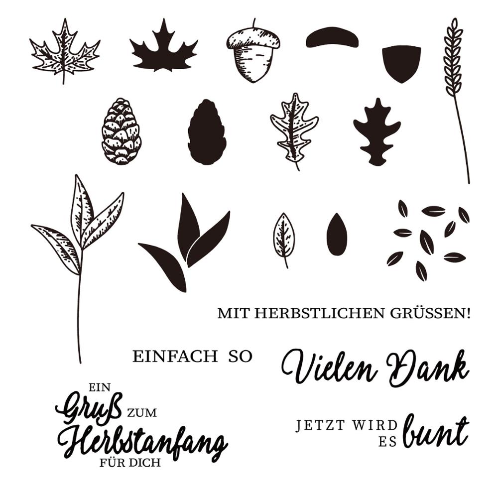 Tysk ord 3d blade metalskærende matricer og scrapbooking til papirfremstilling fødselsdag prægningskort håndværk stempel sæt