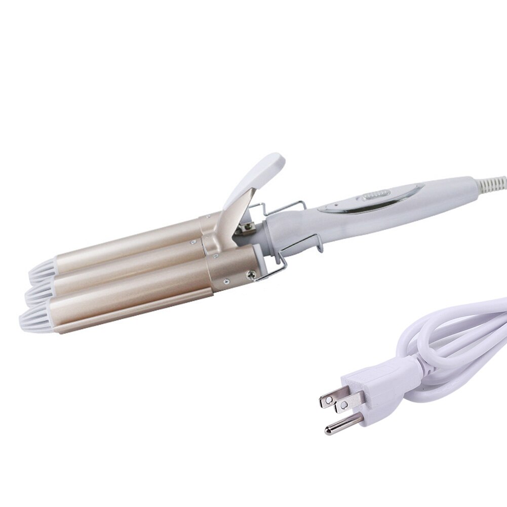 Utensilios peluquería rizador de cerámica, Triple barril, estilizador de pelo, herramientas de estilismo, rizador de pelo eléctrico
