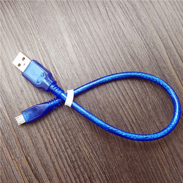 30 cm USB 2.0 A Male naar Micro USB 5 pin Male Charge Kabel Cord