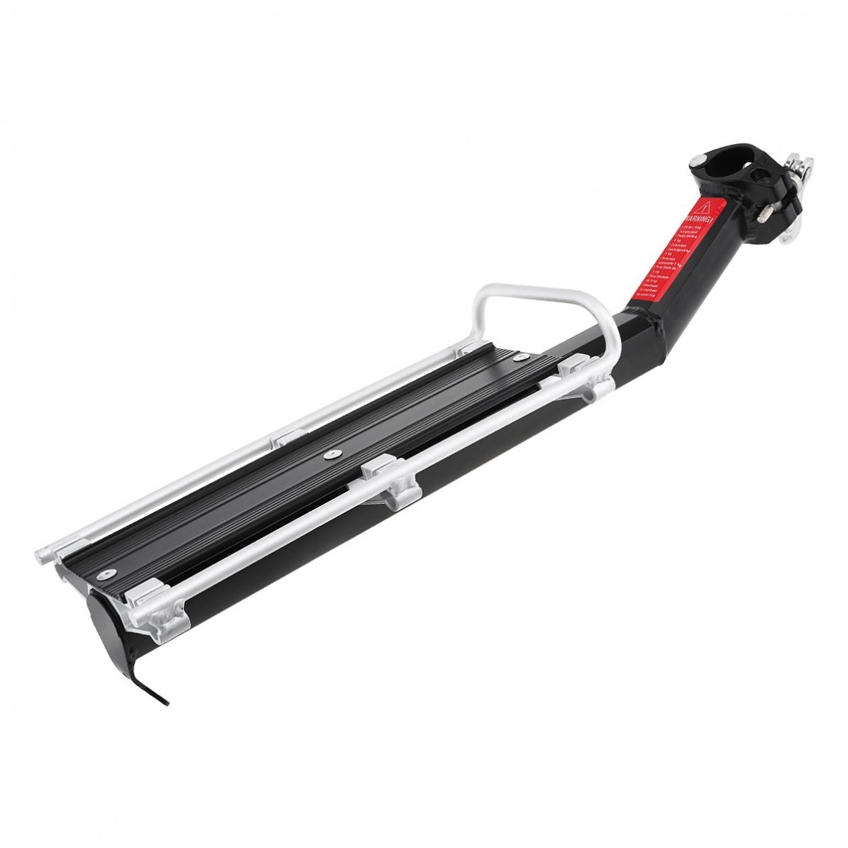 Zwarte Fiets Rack Aluminiumlegering Bagage Bagagedrager Kofferbak voor Fietsen MTB Bike Achter Plank Fiets Rekken