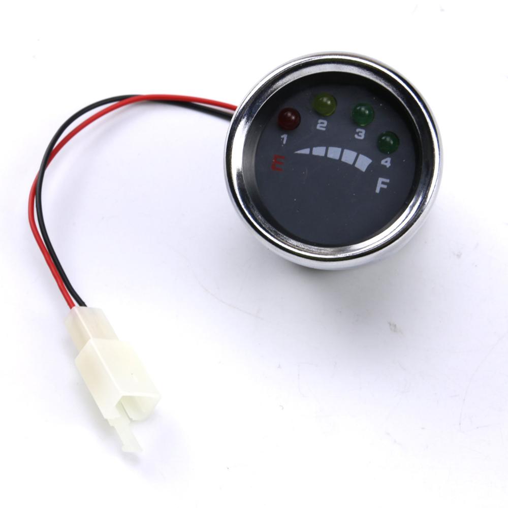 Medidor de batería LED multivoltaje de 12 voltios, indicador de batería, pantalla, medidor para energía Solar eléctrica, barco, golf CART, ATV, carretilla elevadora