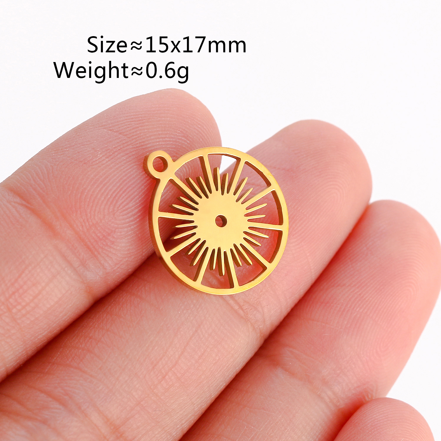 Breloques lune, soleil et étoile en acier inoxydable, 5 pièces, accessoires de fabrication de bijoux, fournitures, collier, Bracelet, pendentifs célestes, résultats: Violet