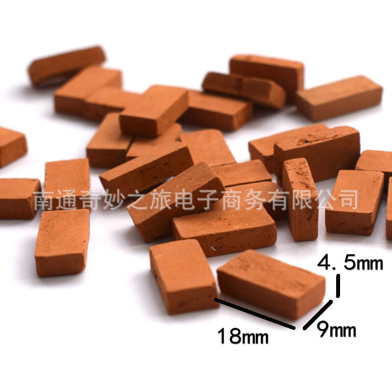 35/40/50/60/70PCS1/16Children's minibrick micro landscape buildingmodel handmade DIYsand table simulation building small house