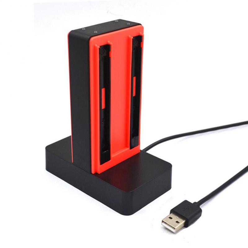 Switch Controller Charger Dock Stand Station Holder For Nintendo Switch OLED Fast Charging Host Handle Lite Base Accessories: red