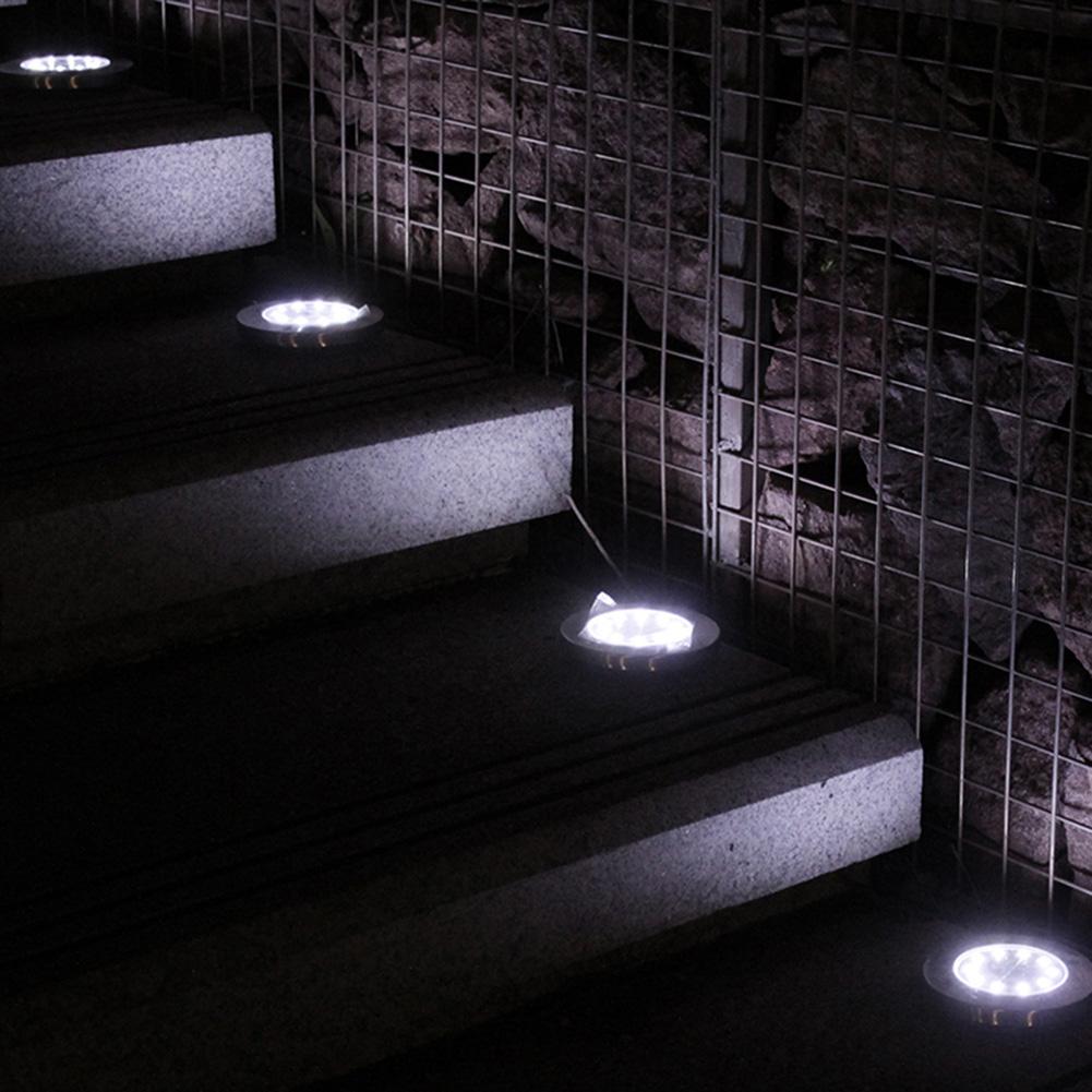 Buried Lamp 20 LED P65 Waterproof Solar Light Ground Lights Outdoor Garden Path Decoration Underground Decking Lampy