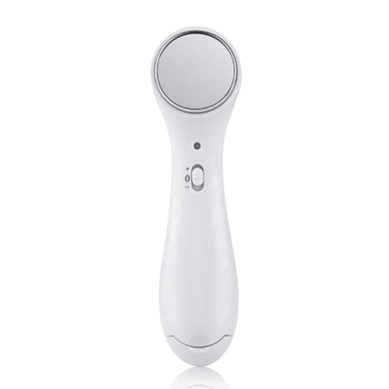 Dispositivo de masaje facial con vibración, masaje electrónico y herramienta de belleza para limpieza de la piel,: White